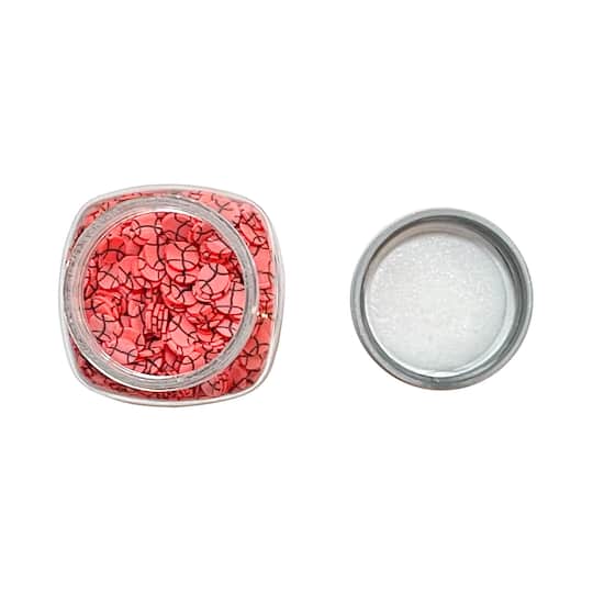 12 Pack: Basketball Specialty Glitter Shapes by Recollections™